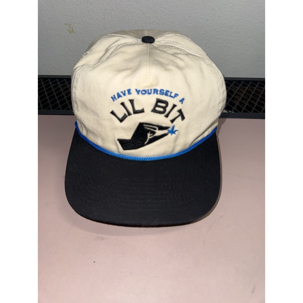 Vintage RARE "Have Yourself a Lil Bit" Rope Hat Snapback‎ River RD Cotton Cap